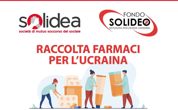 Solidea organizza una raccolta farmaci per l'Ucraina