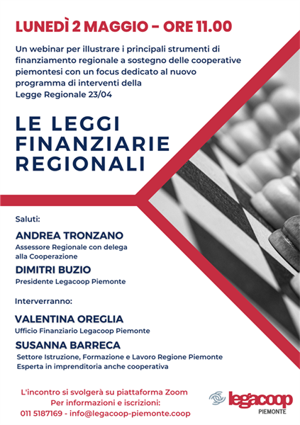 Leggi finanziarie regionali: webinar di approfondimento