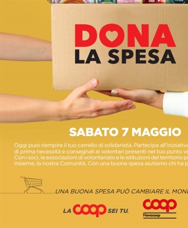 Dona la spesa: riparte la campagna di solidarietà di Nova Coop