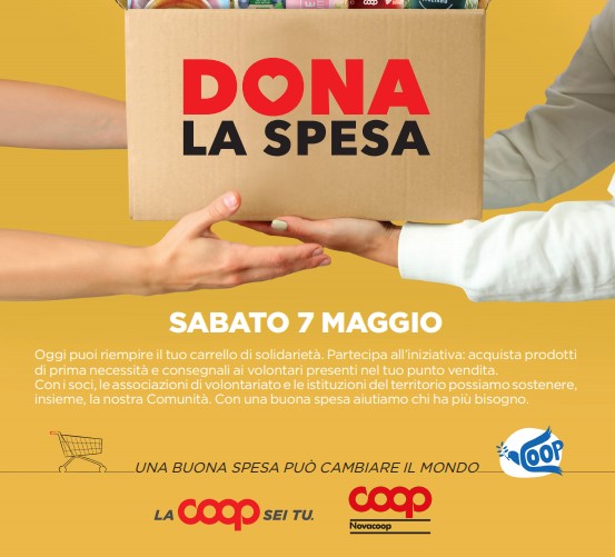 Dona la spesa: riparte la campagna di solidarietà di Nova Coop