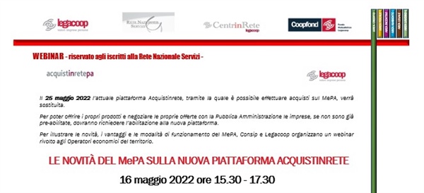 Nuova piattaforma Acquistinrete: le novità illustrate da Capace