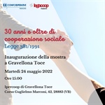 "30 anni e oltre di cooperazione sociale": la mostra all'Ipercoop di Gravellona Toce