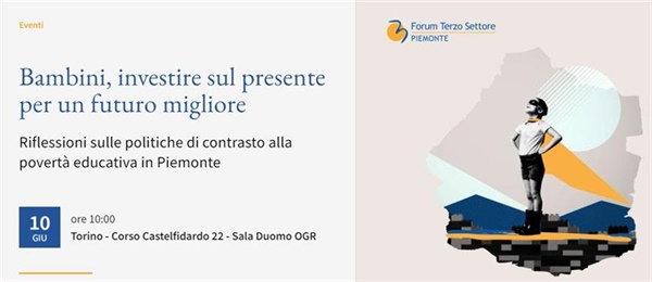 Riflessioni sulle politiche di contrasto alla povertà educativa infantile: incontro il 10 giugno