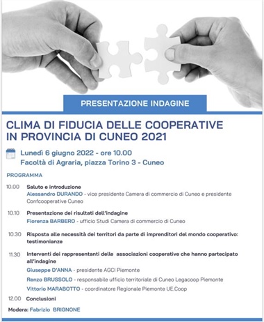 Cuneo: Presentazione dei risultati sul clima di fiducia delle cooperative