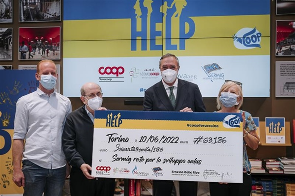 #Coopforucraina: Nova Coop raccoglie 63mila euro