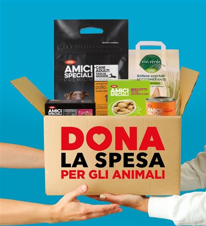 Coop, torna dona la spesa per gli amici animali