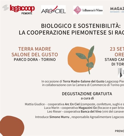 Biologico e sostenibilità: la cooperazione piemontese a Terra...