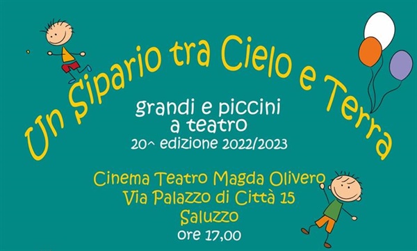 Il Melarancio, "Un sipario tra cielo e terra": 20esima rassegna di teatro per bambini e ragazzi