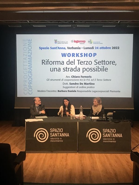 Riforma del Terzo settore: una strada possibile. Il workshop a Spazio Sant’Anna