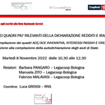 Webinar: compilazione dei quadri più rilevanti della dichiarazione dei redditi e Irap - Nuova data