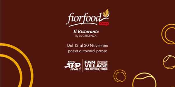 Fiorfood al Fan Village delle Nitto Atp Finals e non solo