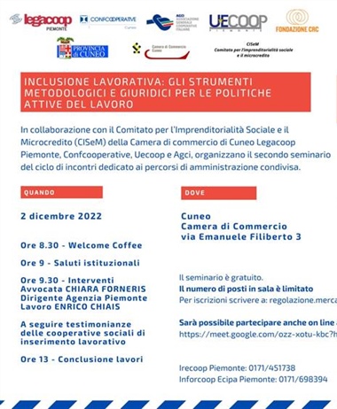 Inclusione lavorativa. A Cuneo un seminario di approfondimento su...