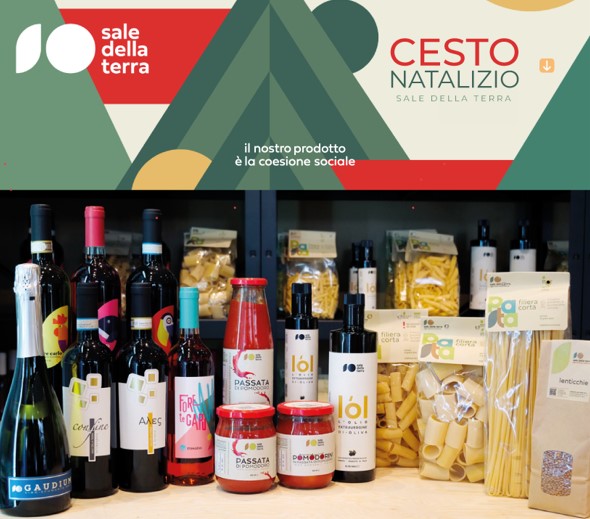 A Natale i cesti con i prodotti Sale della Terra