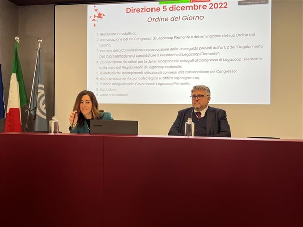 La direzione di Legacoop Piemonte avvia i lavori per il 13° Congresso