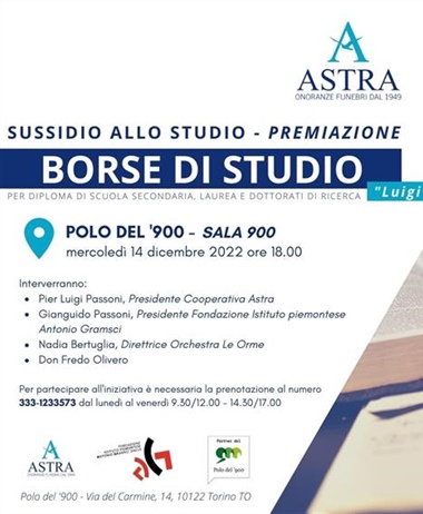 Astra consegna le borse di studio ai figli dei soci