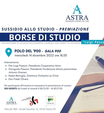 Astra consegna le borse di studio ai figli dei soci