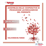 Assemblea delle Cooperative di Produzione Lavoro e Servizi di Legacoop Piemonte: 16 gennaio ore 9.30