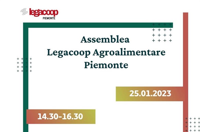 Assemblea Legacoop Agroalimentare Piemonte: 25 gennaio ore 14.30