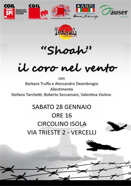 Circolino Isola di Vercelli presenta "Shoah, il coro nel vento"