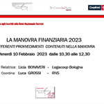 Webinar 10 febbraio: “La manovra finanziaria 2023”