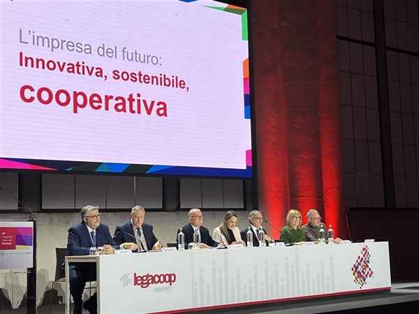 13° Congresso di Legacoop Piemonte  Dimitri Buzio confermato presidente: “E' tempo di un nuovo protagonismo cooperativo”