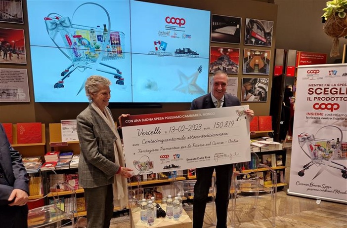Una spesa contro il cancro: da Nova Coop consegnati 150 mila euro...