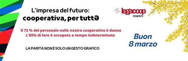 Buon 8 marzo a tutte le cooperatrici