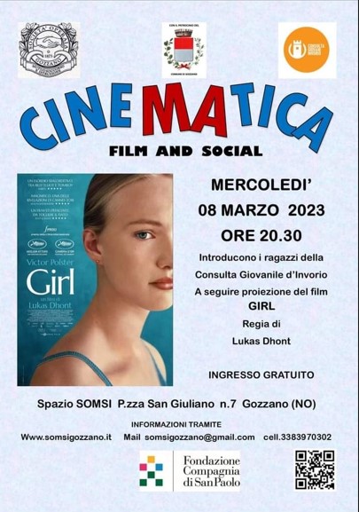 8 marzo, a Gozzano proiezione del film Girl