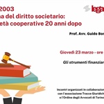 Gli strumenti finanziari - Webinar il 23 marzo - ore 15.00