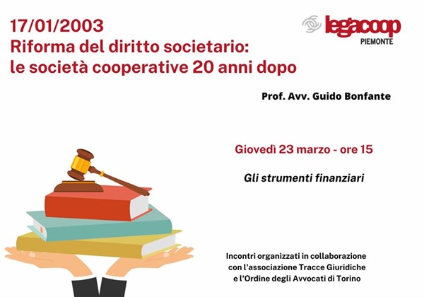 Gli strumenti finanziari - Webinar il 23 marzo - ore 15.00