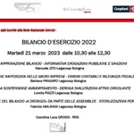 Webinar 21 Marzo 2023 - ‘’Bilancio d'esercizio 2022’’