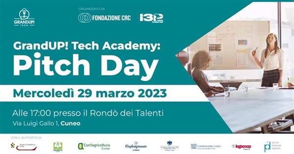 GrandUP! Tech Academy: il 29 marzo è il Pitch Day