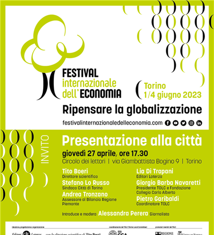 Ripensare la globalizzazione: dal 1 al 4 giugno il Festival...