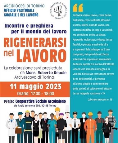 “Rigenerarsi nel lavoro”: incontro con l’Arcivescovo Monsignor Repore...