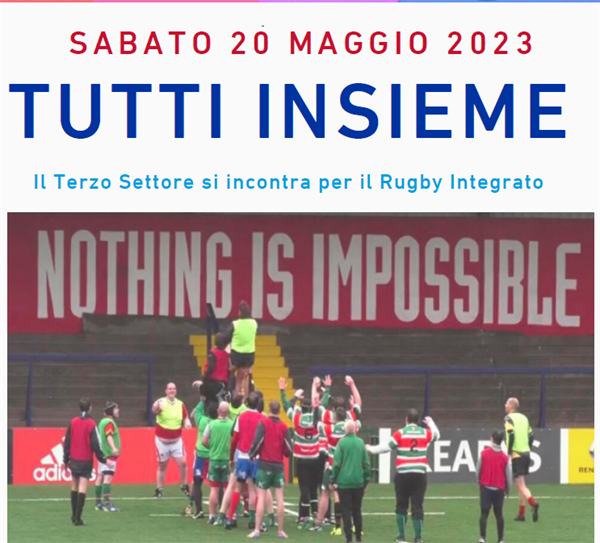 Convegno “TUTTI INSIEME: il terzo settore si incontra per il Rugby Integrato” - ANNULLATO