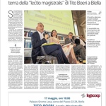 Verso il Festival Internazionale dell’Economia. Intervista a Tito Boeri prima delle Lectio Magistralis di Biella