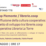 Legacoop Piemonte al XXXV Salone del Libro: tutte le iniziative