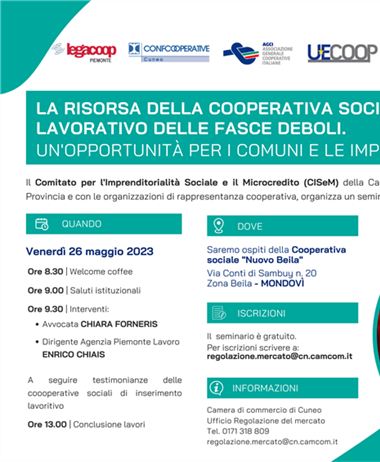 La risorsa della cooperativa sociale per l'inserimento lavoratori delle...