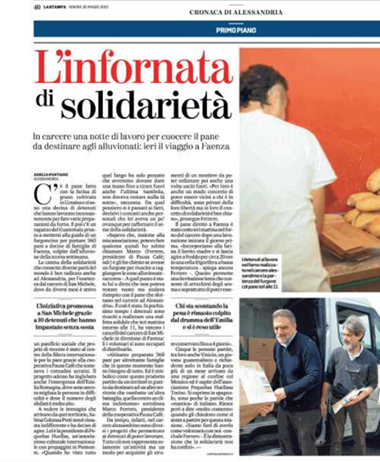 L’infornata di solidarietà: la cooperativa Pausa Cafè produce pane per...