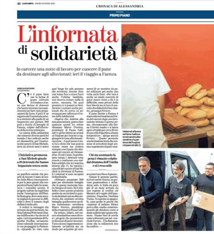 L’infornata di solidarietà: la cooperativa Pausa Cafè produce pane per...