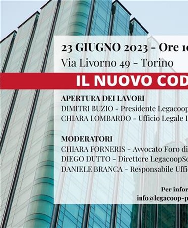 Il nuovo Codice degli Appalti – Seminario venerdì 23 giugno ore 10