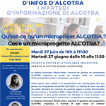 Webinar 27 giugno 2023 ore 10 - “Cos’è un microprogetto ALCOTRA?"