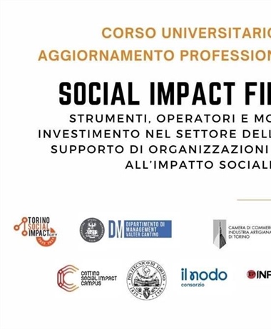 "Social Impact Finance" di Cuap, pre-immatricolazioni entro il 18 settembre