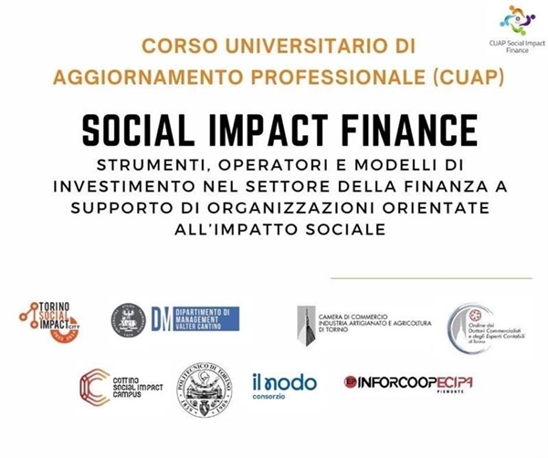"Social Impact Finance" di Cuap, pre-immatricolazioni entro il 18 settembre