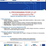 Il Programma FESR 21-27: Voucher digitalizzazione PMI