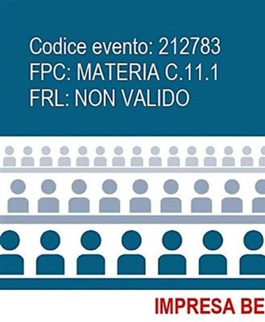 IMPRESA BENEFIT E IMPRESA SOCIALE – Seminario il 30 ottobre ore 11