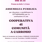 Carrosio, assemblea pubblica sulle cooperative di comunità