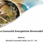 Le Comunità Energetiche Rinnovabili, webinar il 9 novembre