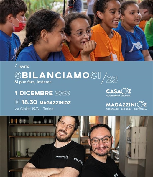 Sbilanciamoci/23: CasaOz e i MagazziniOz incontrano amici e sostenitori