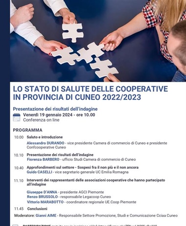 Lo stato di salute delle cooperative in provincia di Cuneo: conferenza...